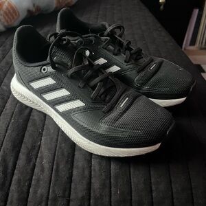 Black and White Adidas Sneakers